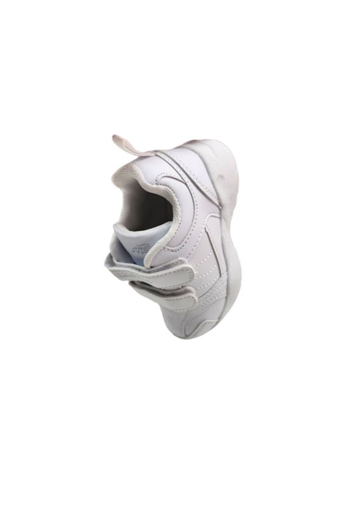 Zapatilla Escolar Blanco Velcro-2