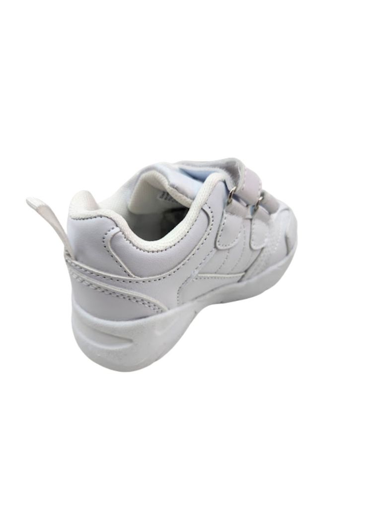 Zapatilla Escolar Blanco Velcro-1