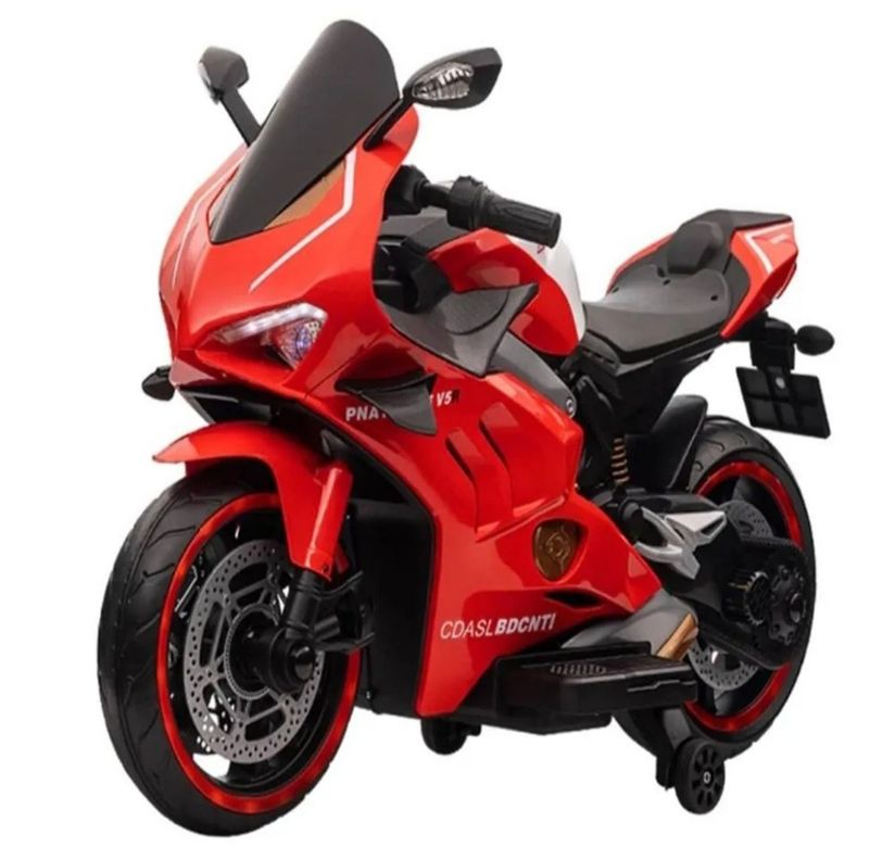 Moto Para Ninos A Bateria 12v Rojo XXL