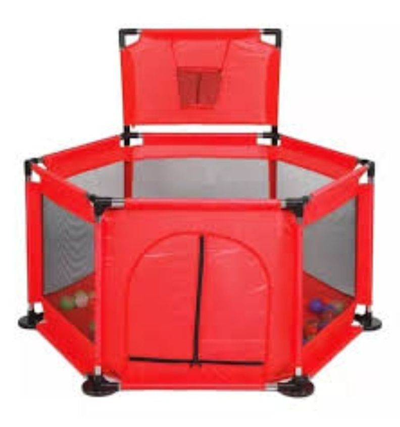 Corral Para Bebes Rojo-0