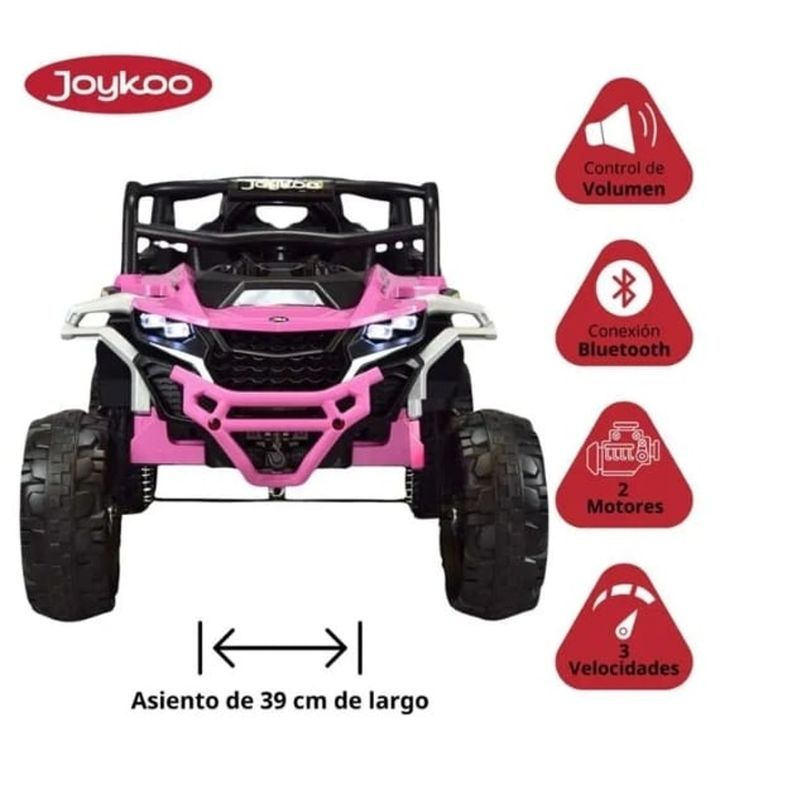 Jepp Auto A Bateria 12v Con Control Remoto Can Am Rosa-1