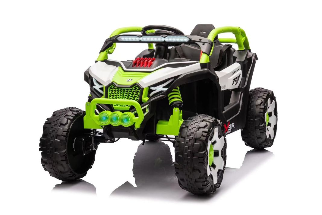 Auto a Bateria Utv 4x4 Con control Remoto Verde-0