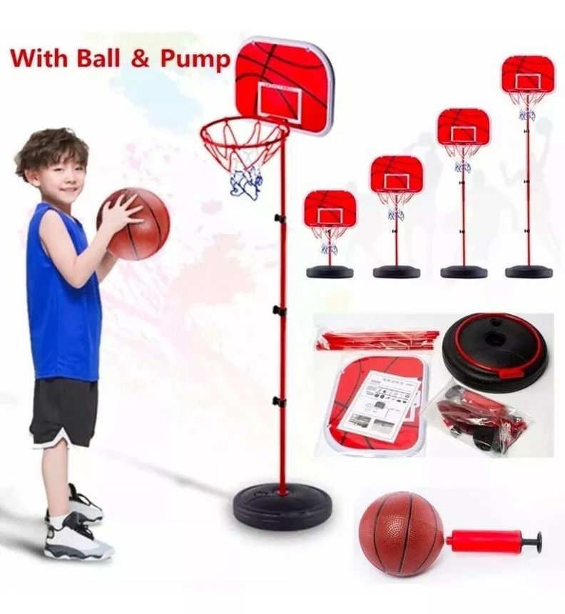 Aro de Basquetball Ajustable Para Niños-2