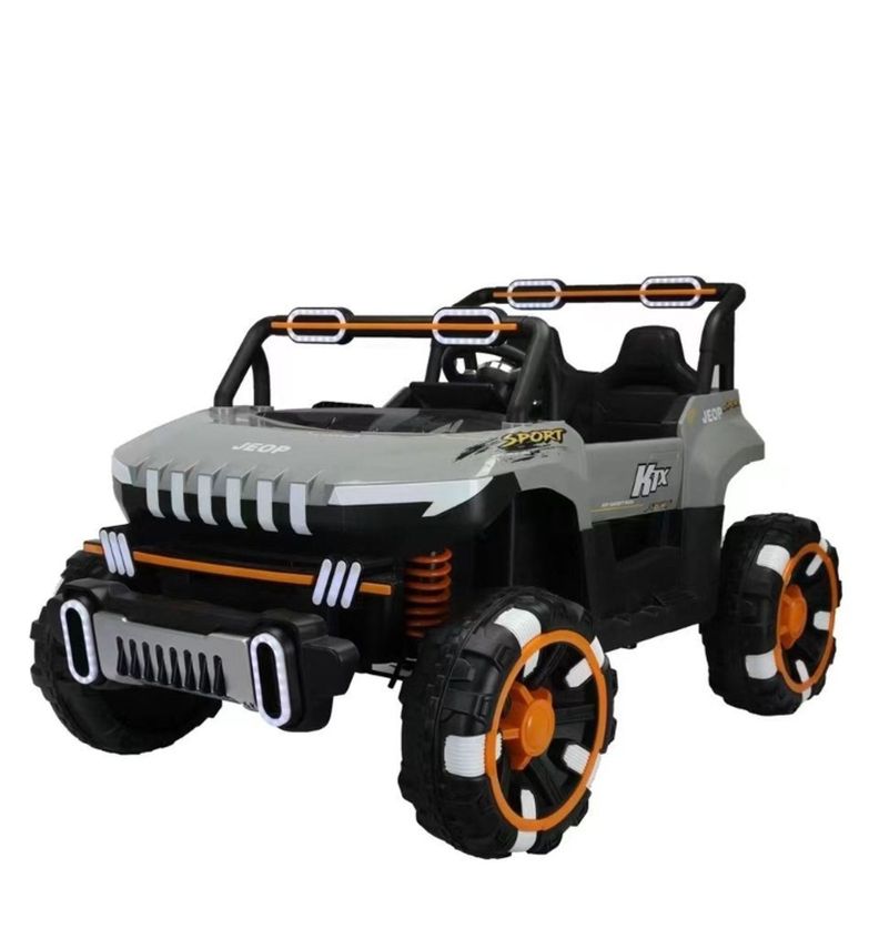 Jeep Auto 4X4 A Bateria Para NiNos Azul Acero