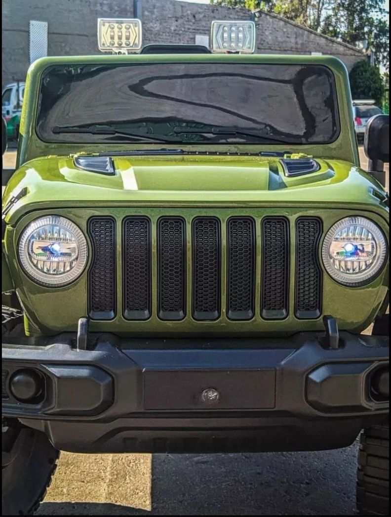 Auto Jeep A Bateria 12V Con Control Remoto 598 Verde-4