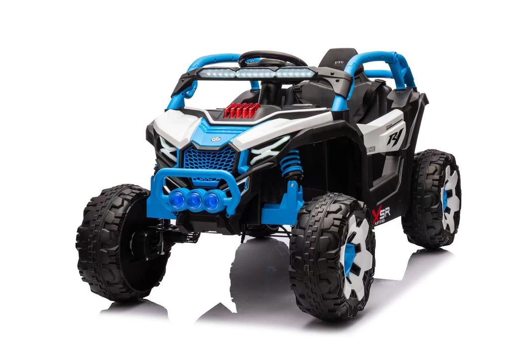 Auto a Bateria Utv 4x4 Con control Remoto Azul-0
