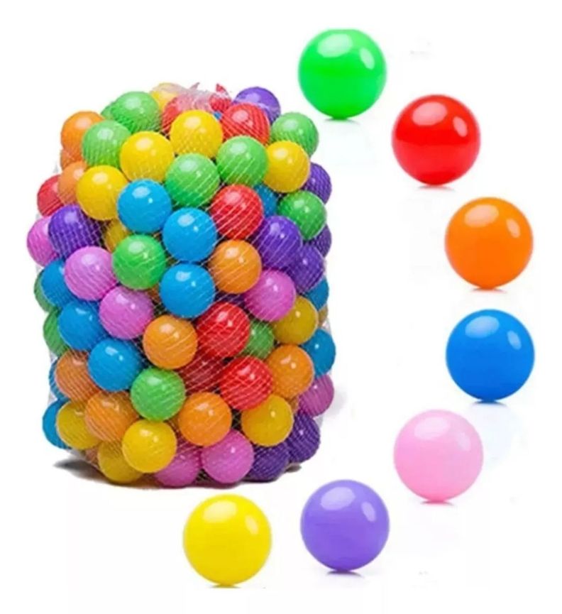 Pelotas De Colores 5,5 cm Pack 500 Unidades -2