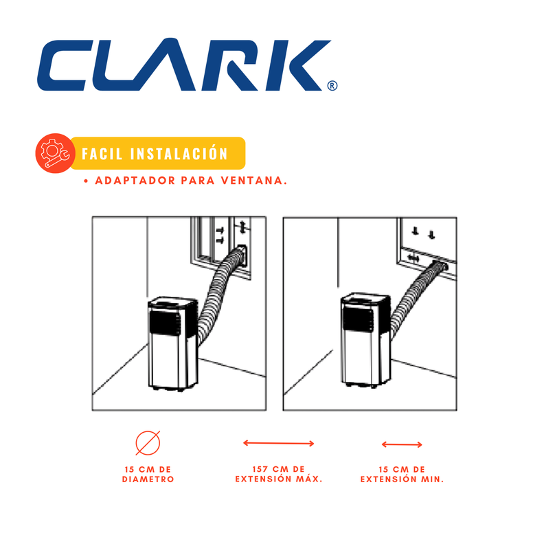 AIRE ACONDICIONADO PORTÁTIL 12.000BTU/hr.-3