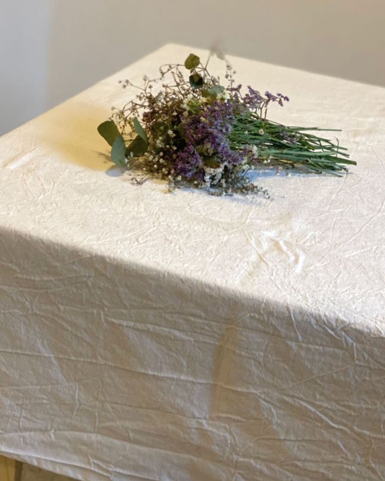 Mantel 300x145 Tusor 100% Algodon Off White-2