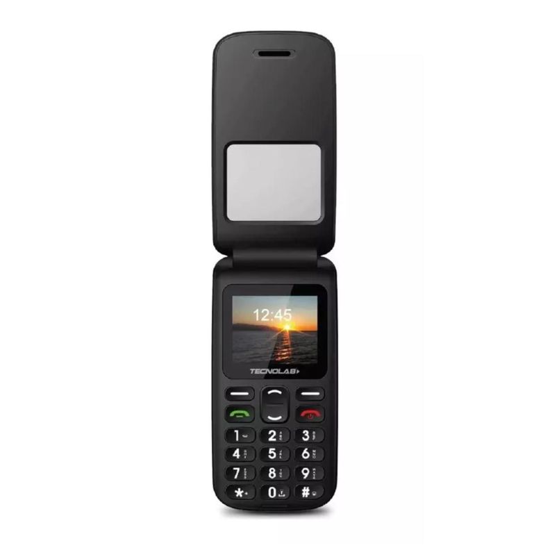 Telefono Senior Adulto Mayor Tipo Almeja 4G Azul-3