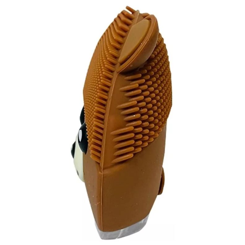 Cepillo Limpieza Facial Sonico De Silicona USB Osito Cafe-1