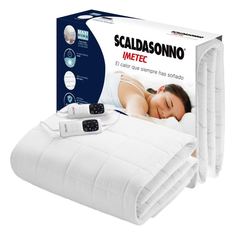 Calientacama 2.5 Plazas King 200x180CM 6 Temperaturas Maxi Cotton Adapto-5