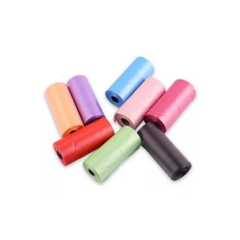 Pack 10 Bolsas Para Desechos Fecas Perros Mascotas colores-3