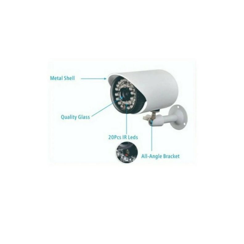 Kit De Seguridad 8 Camaras DVR FHD 8 Canales-1