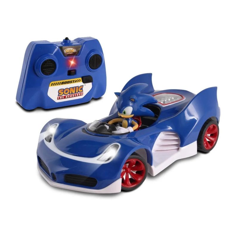 Juguete Figura Sonic The Hedgehog Auto A Control Remoto-2