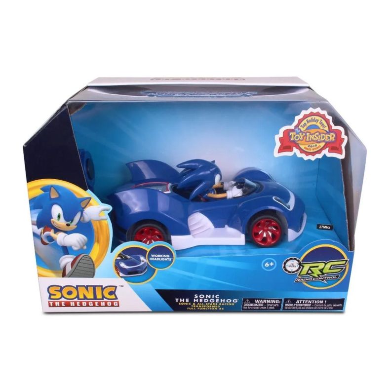 Juguete Figura Sonic The Hedgehog Auto A Control Remoto-0
