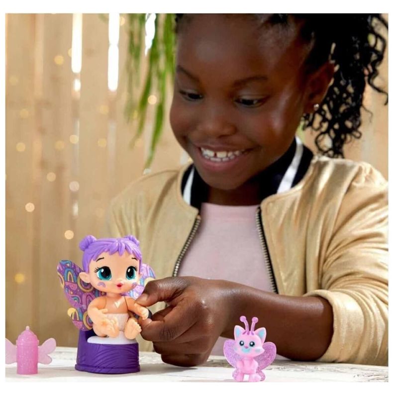 Juguete Muñeca Ada Baby Alive Glo Pixies Minis Plum rainbow-2