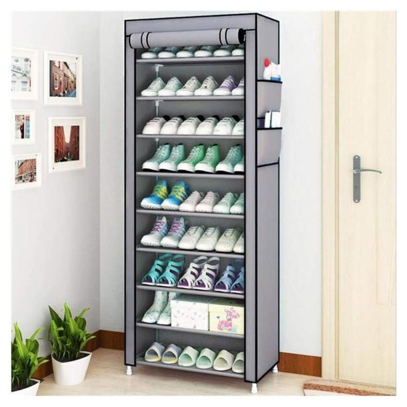 Organizador Armario Zapatera 10 Niveles 30 Pares 158x58x30cm-3