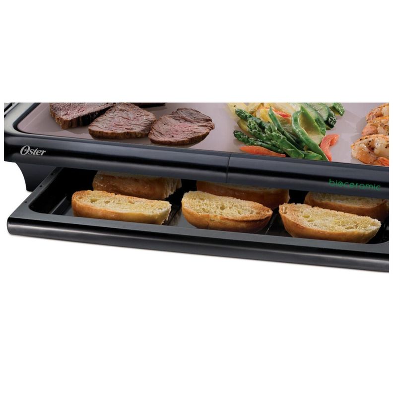 Parrilla Electrica 2En1 1450W Bioceramic Negro Oster-3