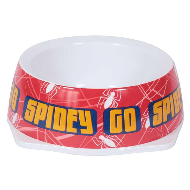 Plato De Alimento O Agua Para Mascotas Spiderman-0