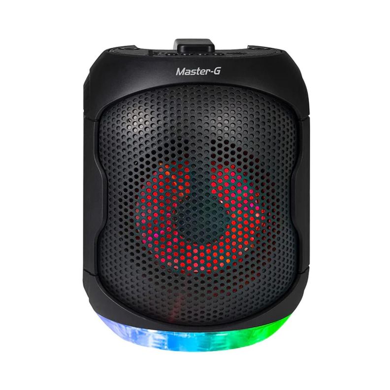 Parlante Bluetooth Microfono USB AUX 10W RMS LED Spyder Master G-0