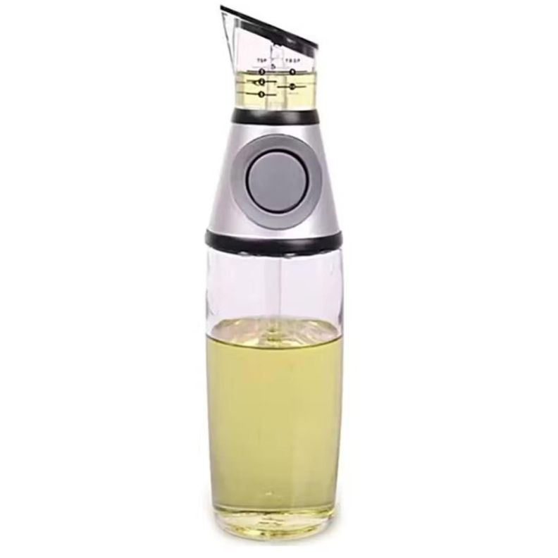 Botella De Vidrio Dispensadora De Aceite O Vinagre 500ml-0