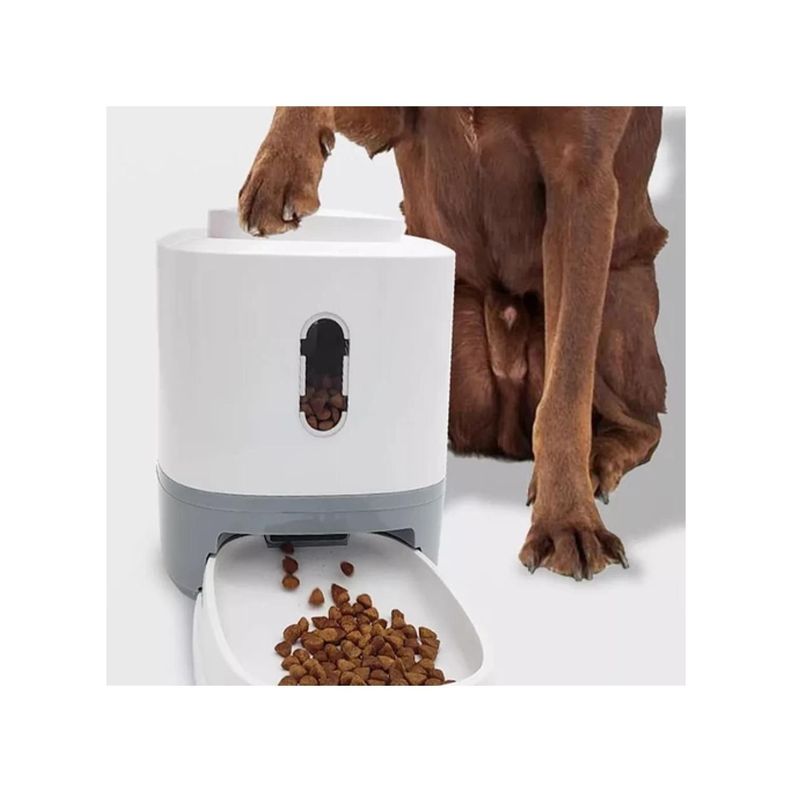 Plato De Comida Interactivo Automatico Para Perros Gatos Mascotas-3