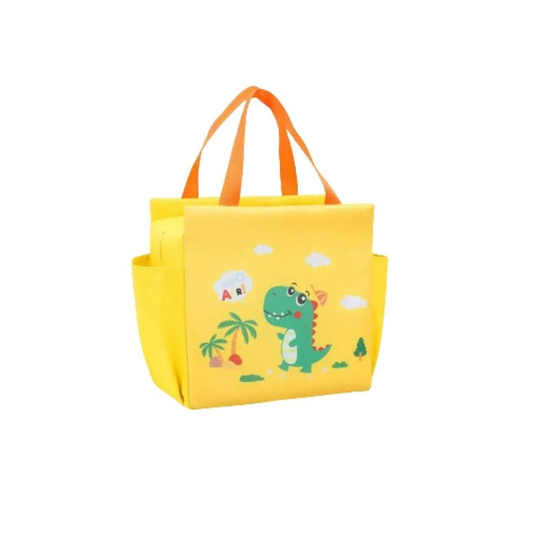 Lonchera Bolsa Termica 23x13x19cm Amarilla-0