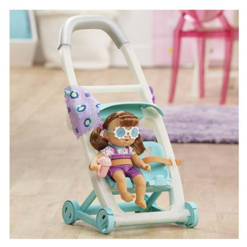 Juguete Muñeca Lucy Castaña Baby Alive Con Coche Y Accesorios-2