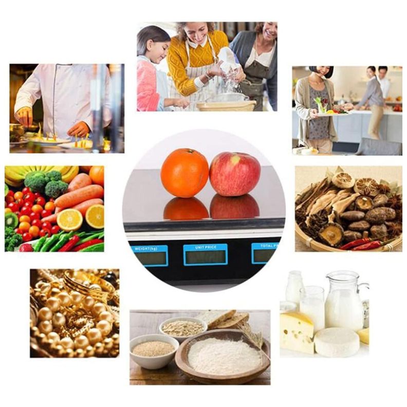 Pesa Balanza Digital Electronica 40Kg Bascula De Precios-2