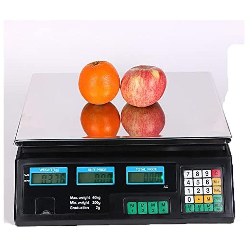 Pesa Balanza Digital Electronica 40Kg Bascula De Precios-4