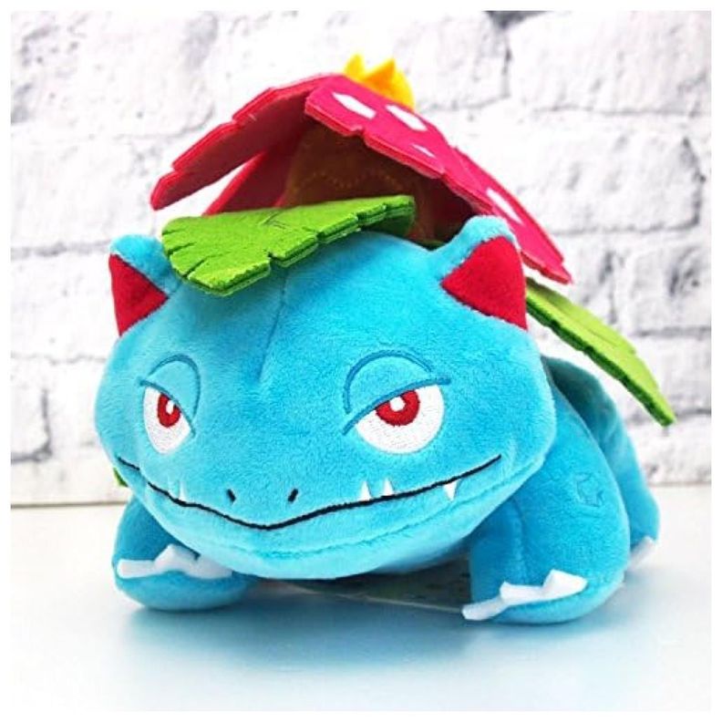 Juguete Peluche Pokemon Venusaur 30cm Azul Infantil-2