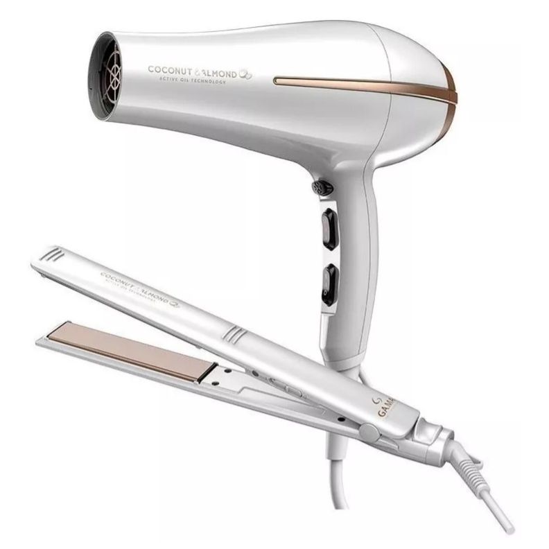 Pack Secador 2200W Alisador 230°C Coconut Almond Gama-4