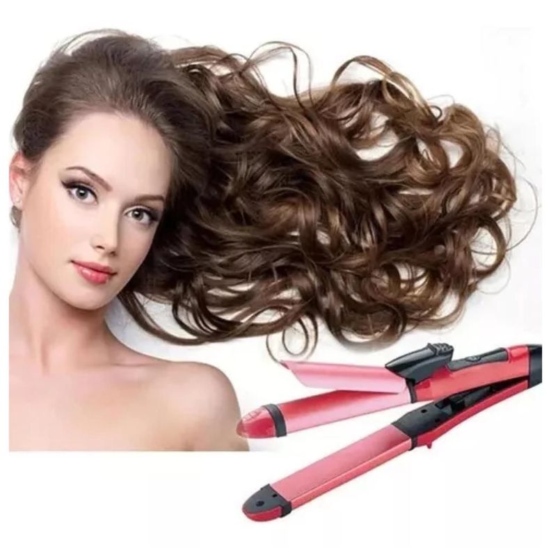 Alisador Plancha Y Ondulador 2 En 1 30W De Pelo SK-722-7