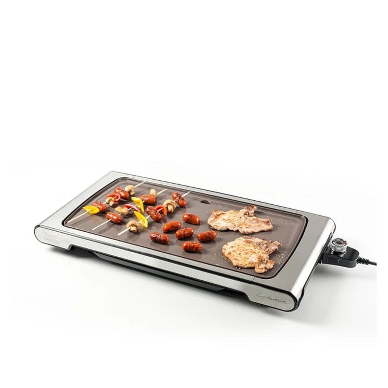 Parrilla Electrica Antiadherente Ecokeramik Ursus Trotter-0