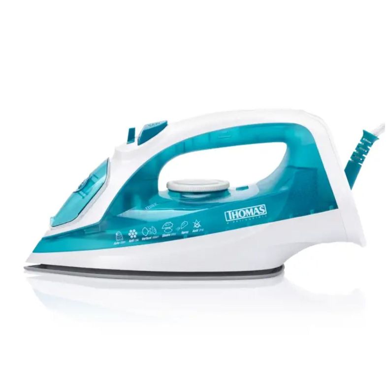 Plancha A Vapor Vertical 2200W 300ml Blanco TH-7055 Thomas-0