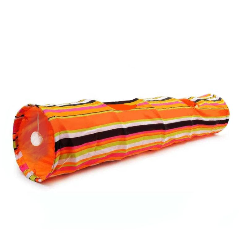 Tunel De Juego Para Gatos Plegable-0