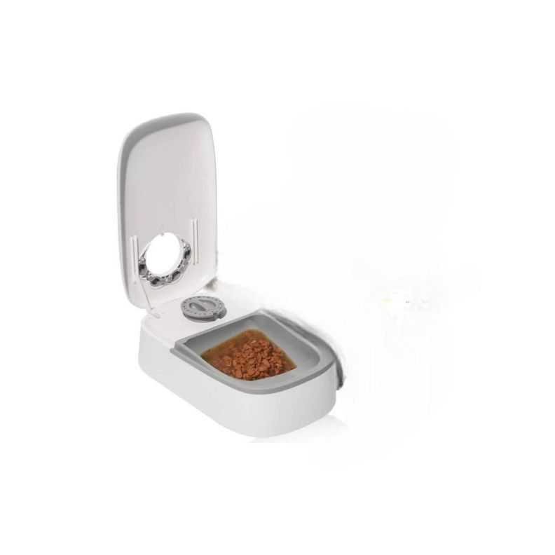 Plato De Comida Automatico Temporizador Para Perros Gatos Mascotas-0