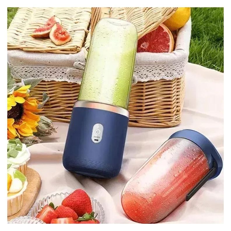 Licuadora De Vasos Portatil Recargable USB C 400ml 40W-2