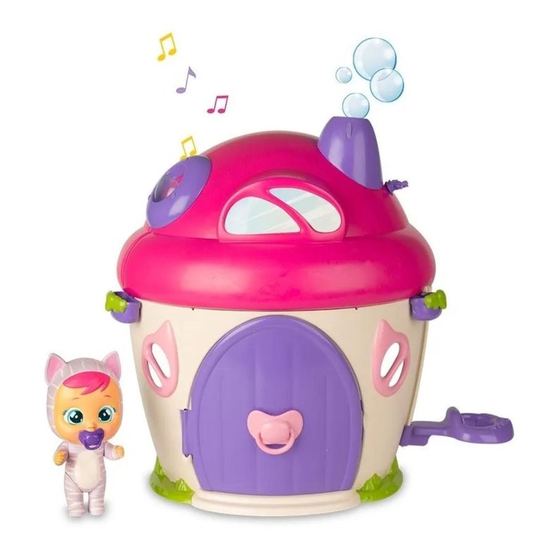 Juguete Super Casa De Kathie Con Accesorios Cry Babies-1