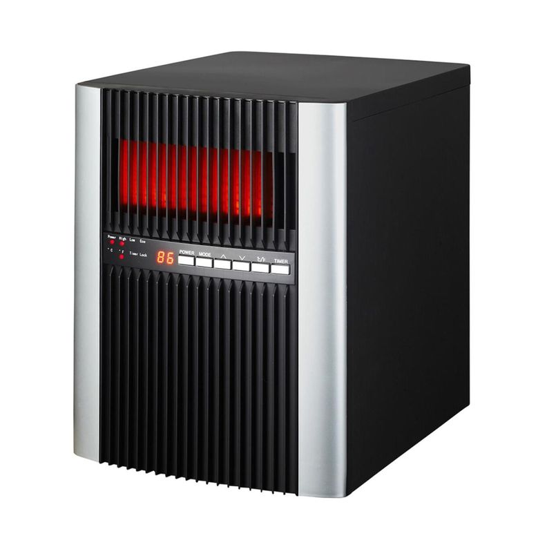 Estufa Infrarroja Calefactor 1500W Control Remoto Blanco KPH-96T-0