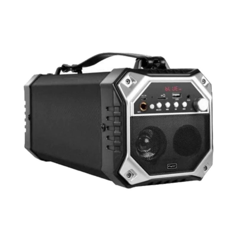Parlante Bazooka Bluetooth USB AUX 15W RMS Negro Fujitel-0