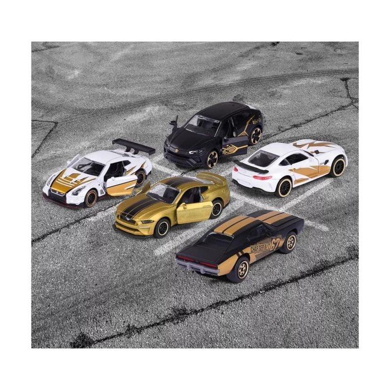 Juguete Pack 5 Autos 1:62 Metalicos Limited Edition Infantil-2