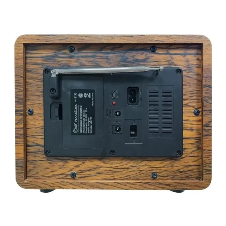 Radio Parlante Bluetooth AUX USB FM AM SW Vintage Vennetian Mlba-2