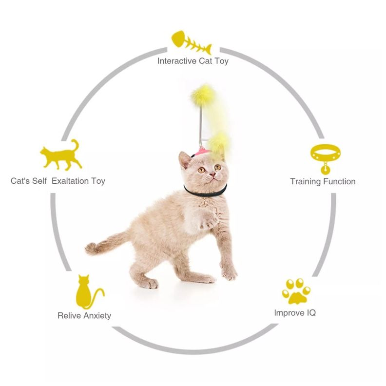 Juguete Telescopico Interactivo Para Mascotas Gatos-1