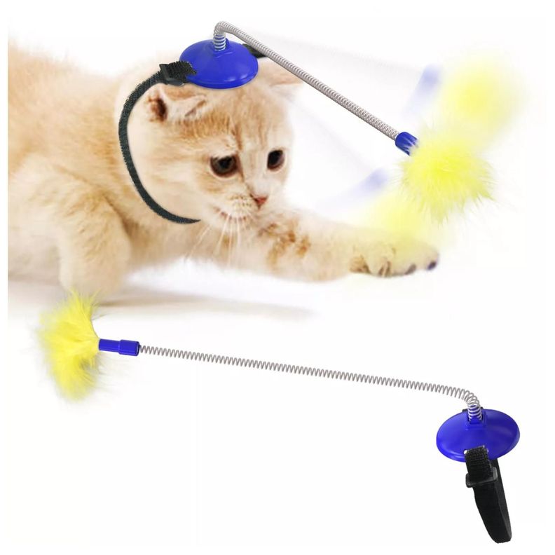 Juguete Telescopico Interactivo Para Mascotas Gatos-2