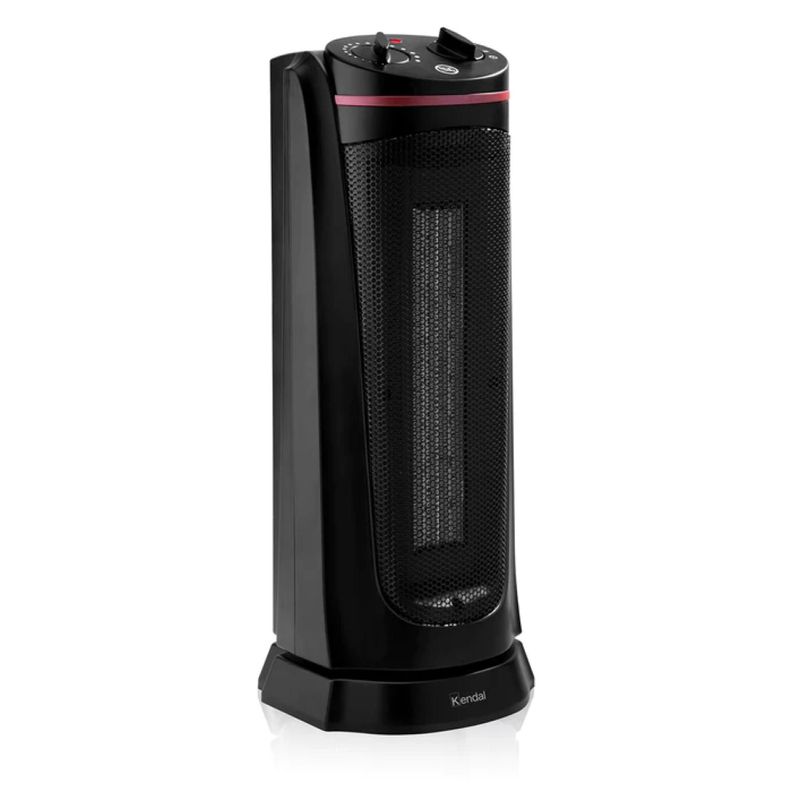 Calefactor Electrico Ventilador 2000W 2N Negro KPT-2068 PTC Kendal-1