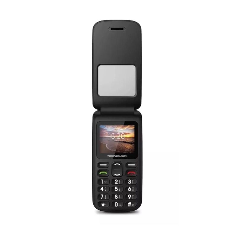 Telefono Senior Adulto Mayor Tipo Almeja 4G Rojo-0