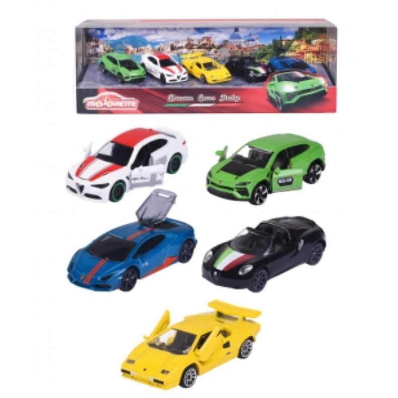Juguete Pack 5 Autos 1:64 Dream Cars Italy Infantil-1