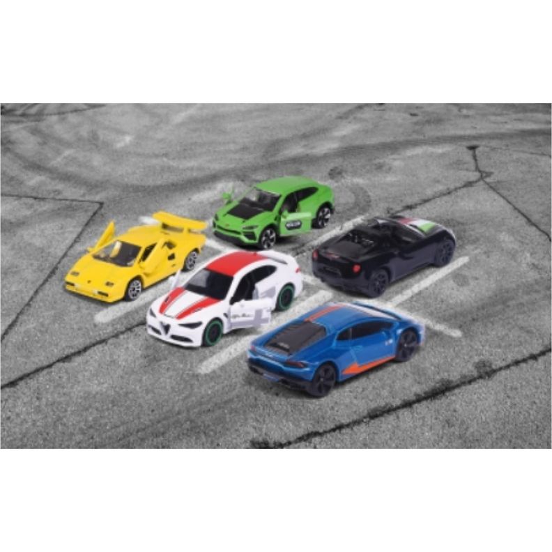 Juguete Pack 5 Autos 1:64 Dream Cars Italy Infantil-2